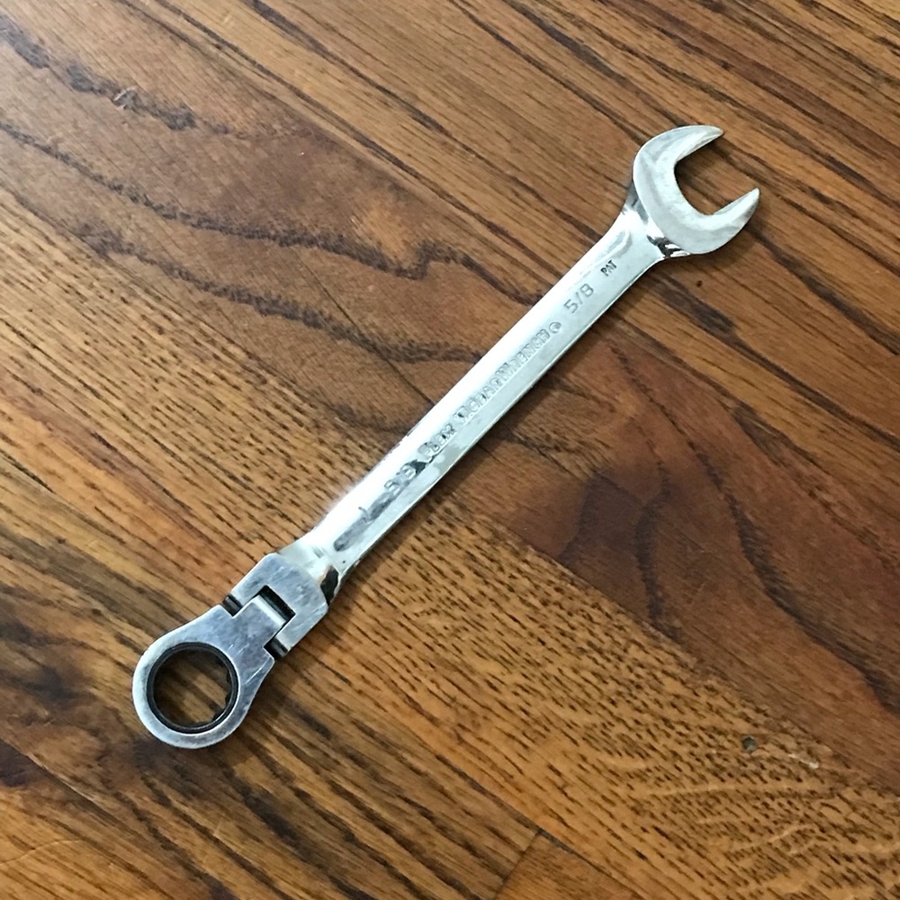 GearWrench 5/8" Flex Combination Ratchet Wrench Hand Tool